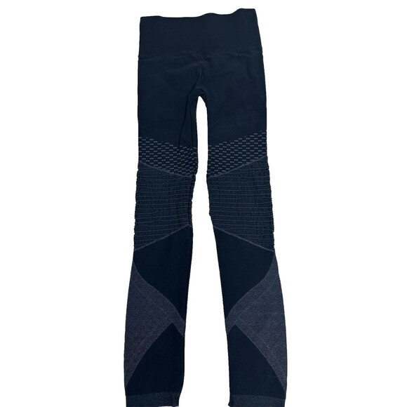 Spanx Look At Me Now Seamless Moto Leggings Indigo Sky 50200R Size XS/TP New - Picture 8 of 11